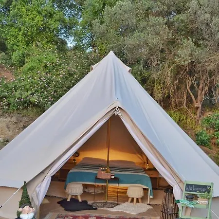 Glamping Canvas Tent In Chania Wild Cretan West Campismo de Luxo Gerani (Chania)