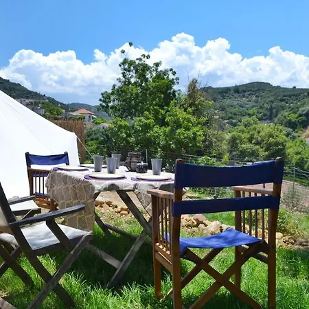Luxuszelt Glamping Canvas Tent In Chania Wild Cretan West